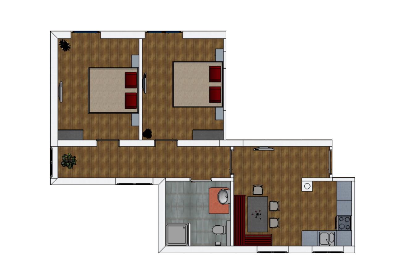 מוסבורג Pension Appartement Lanzer מראה חיצוני תמונה