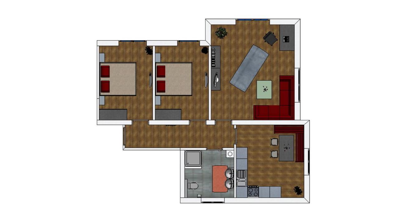 מוסבורג Pension Appartement Lanzer מראה חיצוני תמונה